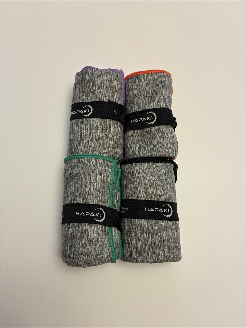Hapaki microfiber workout towels. New